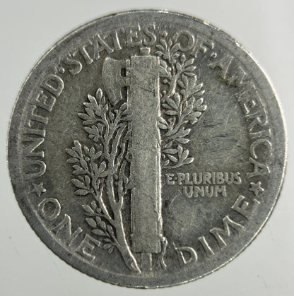 1916 US USA Mercury Dime Silver Coin | Collectable Grade