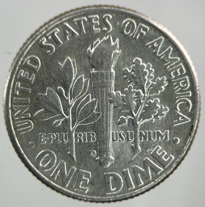 1964 - D US USA Roosevelt Dime Silver Coin | Very High Grade