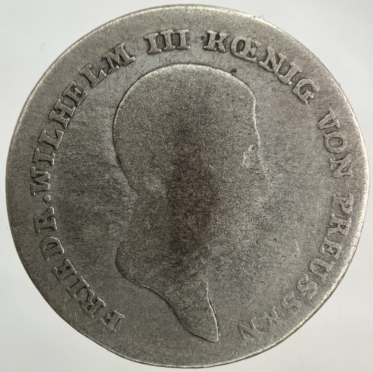 1814 Germany German States 1/6 Thaler Silver Coin | Collectable Grade