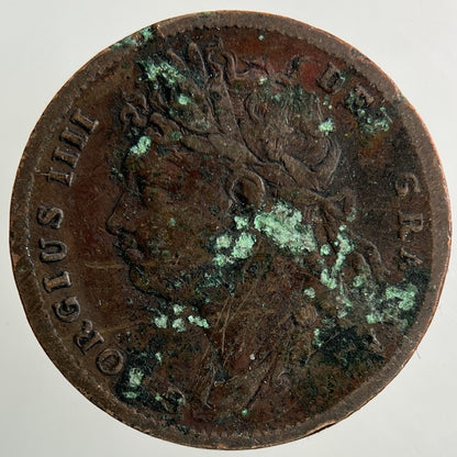 1825 George IV Farthing Coin | Collectable Grade