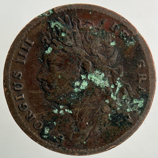 1825 George IV Farthing Coin | Collectable Grade