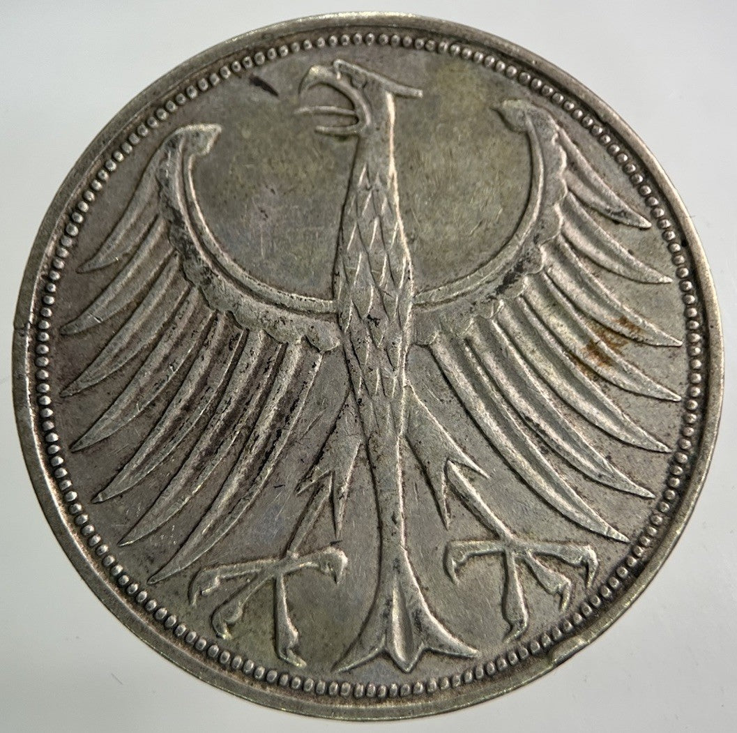1951 Germany 5 Mark Silver Coin | Fine Collectable Grade