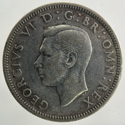 1945 George VI Shilling Silver Coin | Fine Collectable Grade