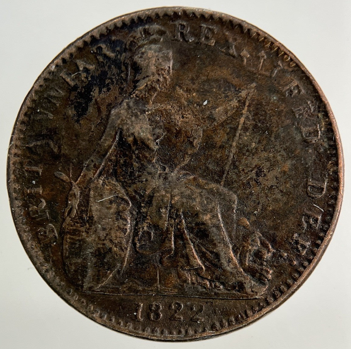 1822 George IV Farthing Coin | Collectable Grade