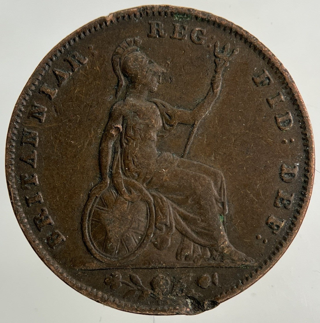 1853 Victoria Farthing Coin | Collectable Grade