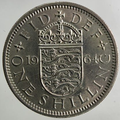 1964 Elizabeth II 2nd Shilling Coin | Very Fine Grade