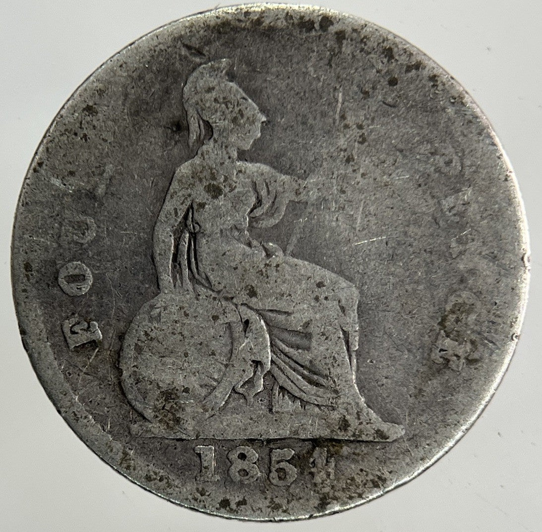 1854 Victoria Groat Four - Pence Silver Coin | Collectable Grade