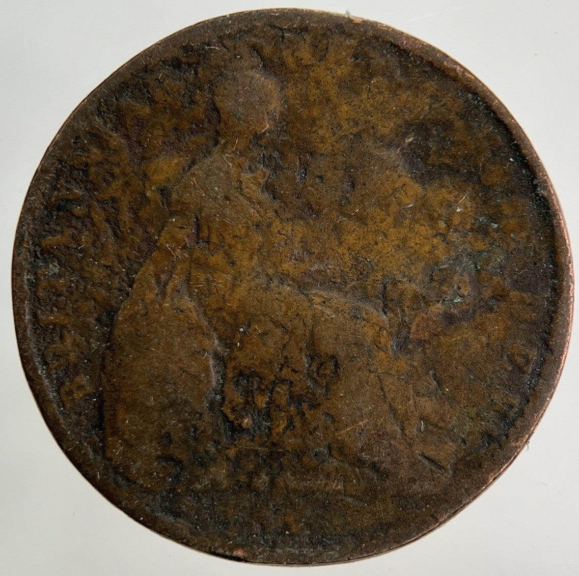 British George IV Farthing Coin | Worn Grade