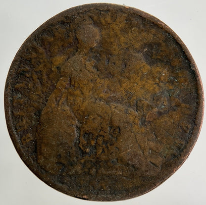 British George IV Farthing Coin | Worn Grade