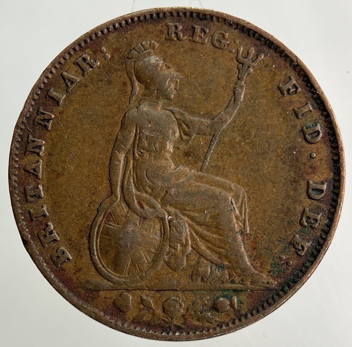 1854 Victoria Farthing Coin | Fine Collectable Grade