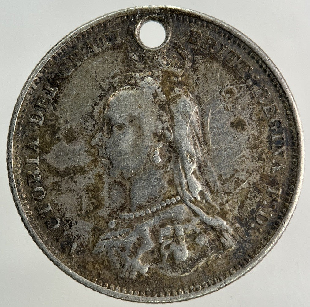1887 Victoria Shilling Silver Coin | Fine Collectable Grade
