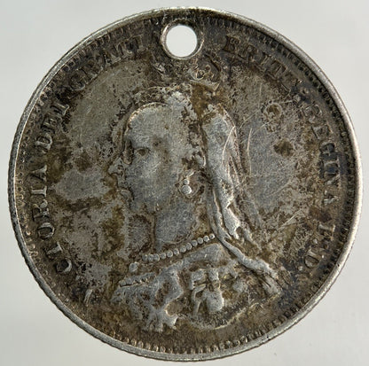1887 Victoria Shilling Silver Coin | Fine Collectable Grade