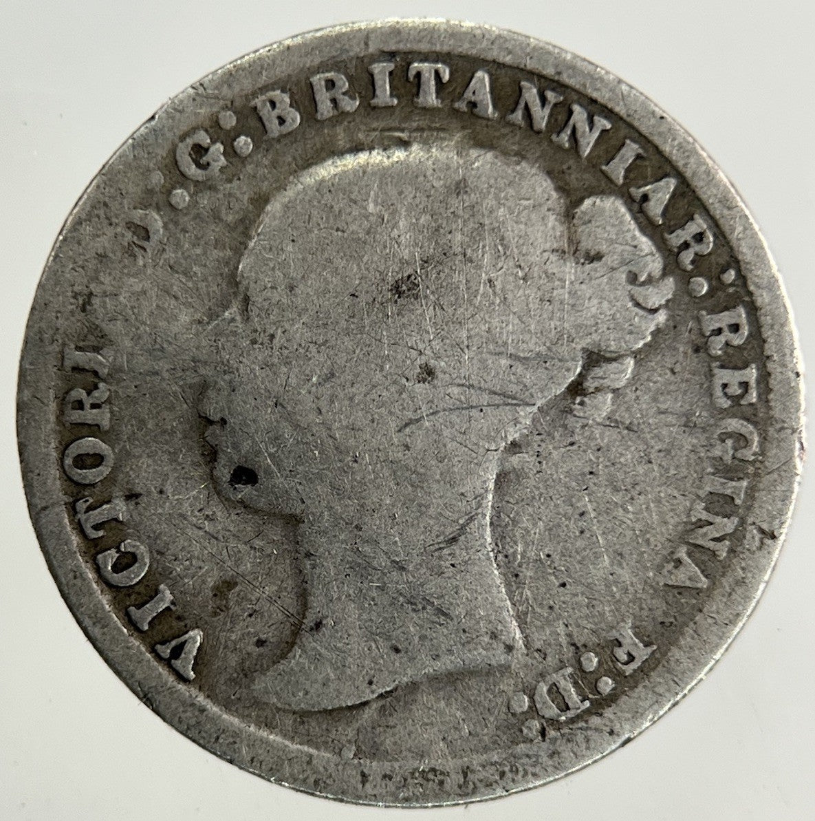 1874 Victoria Threepence Silver Coin | Collectable Grade