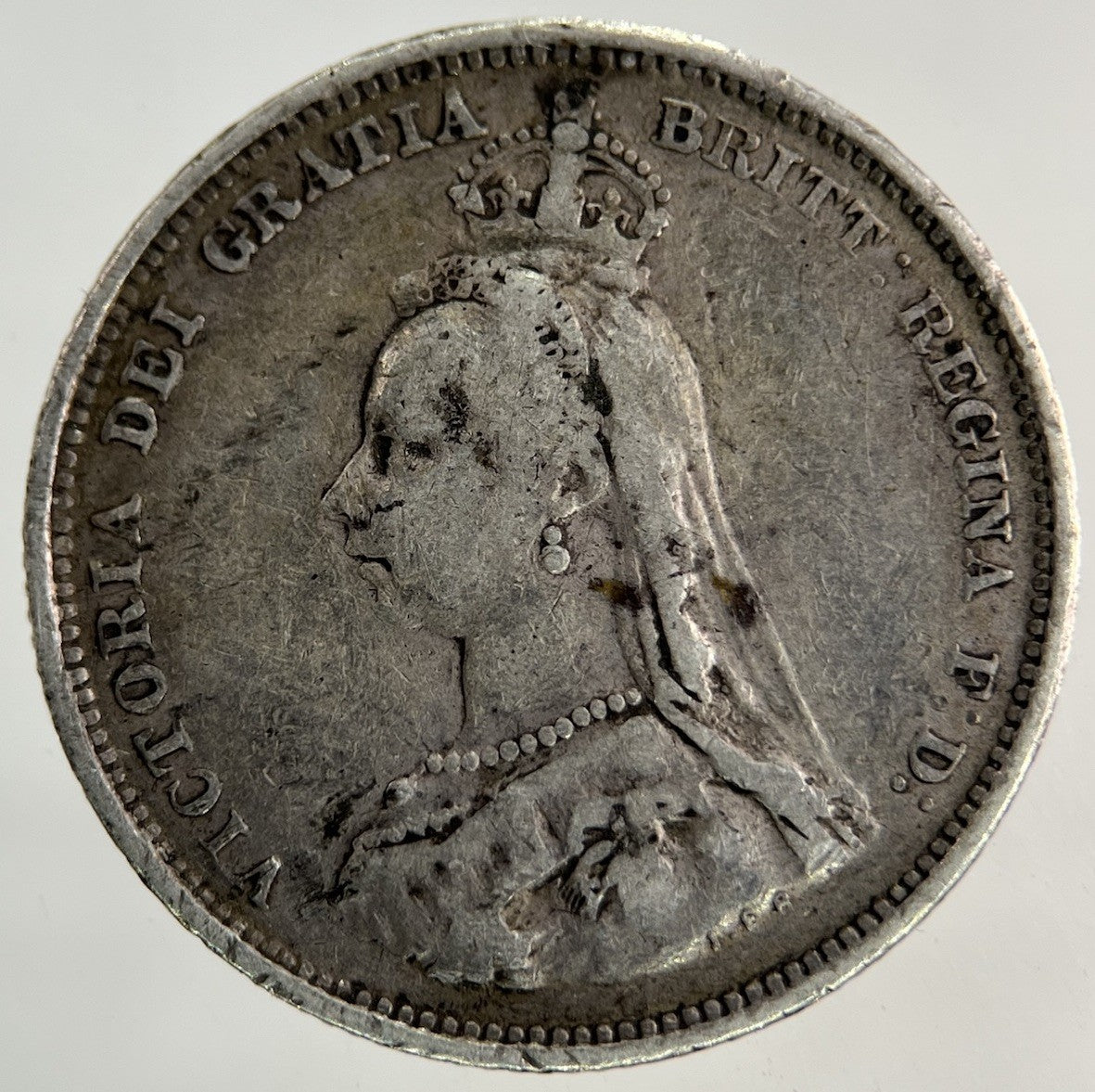 1887 Victoria Shilling Silver Coin | Collectable Grade