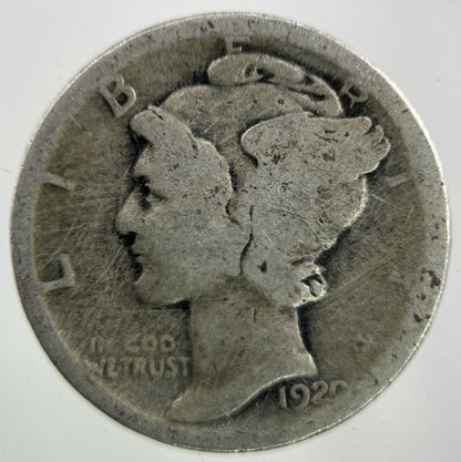 1920 US USA Mercury Dime Silver Coin | Collectable Grade