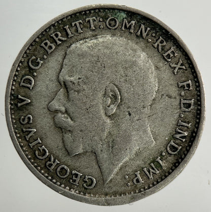 1921 George V Threepence Silver Coin | Fine Collectable Grade
