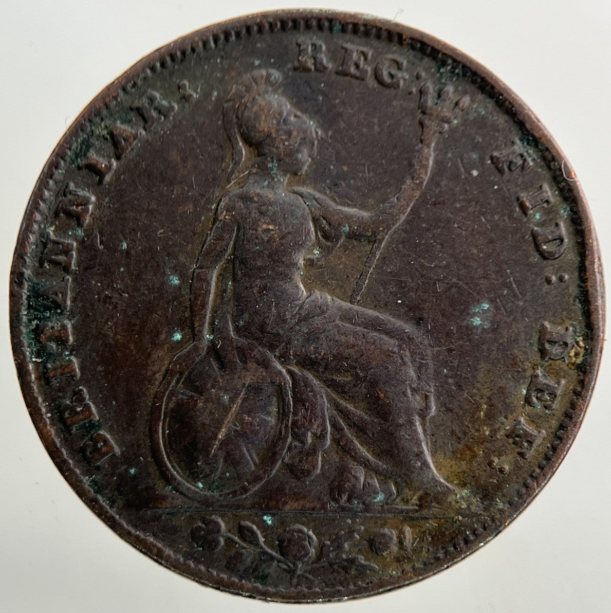 1845 Victoria Farthing Coin | Collectable Grade