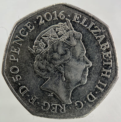 2016 Rio Olympics Swimming Team 50p Fifty - Pence Coin | Collectable Grade