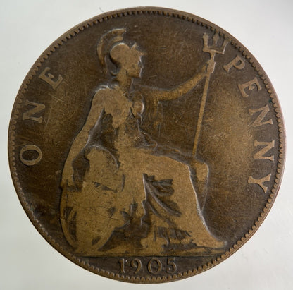 1905 Edward VII One Penny Coin | Collectable Grade