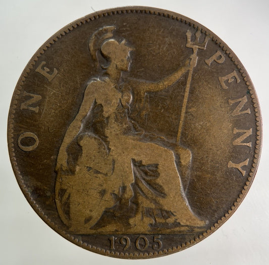 1905 Edward VII One Penny Coin | Collectable Grade