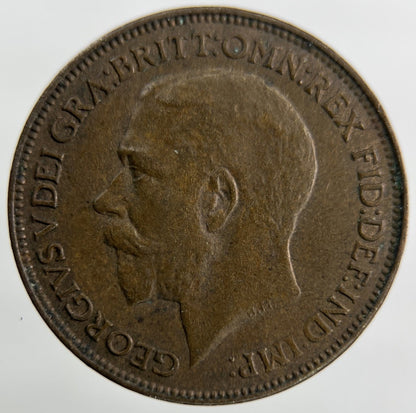 1925 George V Farthing Coin | Collectable Grade