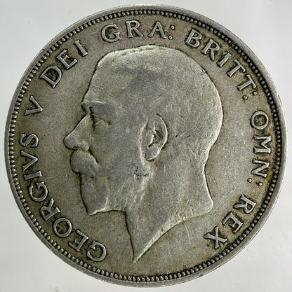1921 George V Half - Crown Silver Coin | Very High Grade