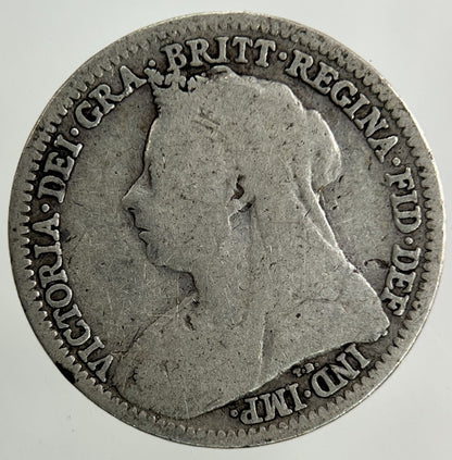 1900 Victoria Threepence Silver Coin | Collectable Grade