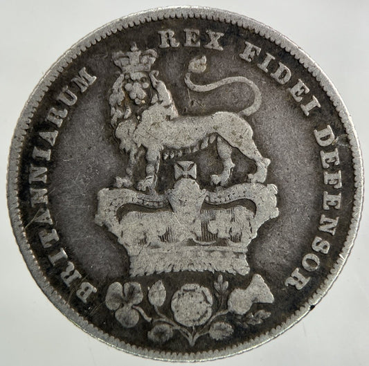 1825 George IV Shilling Silver Coin | Fine Collectable Grade