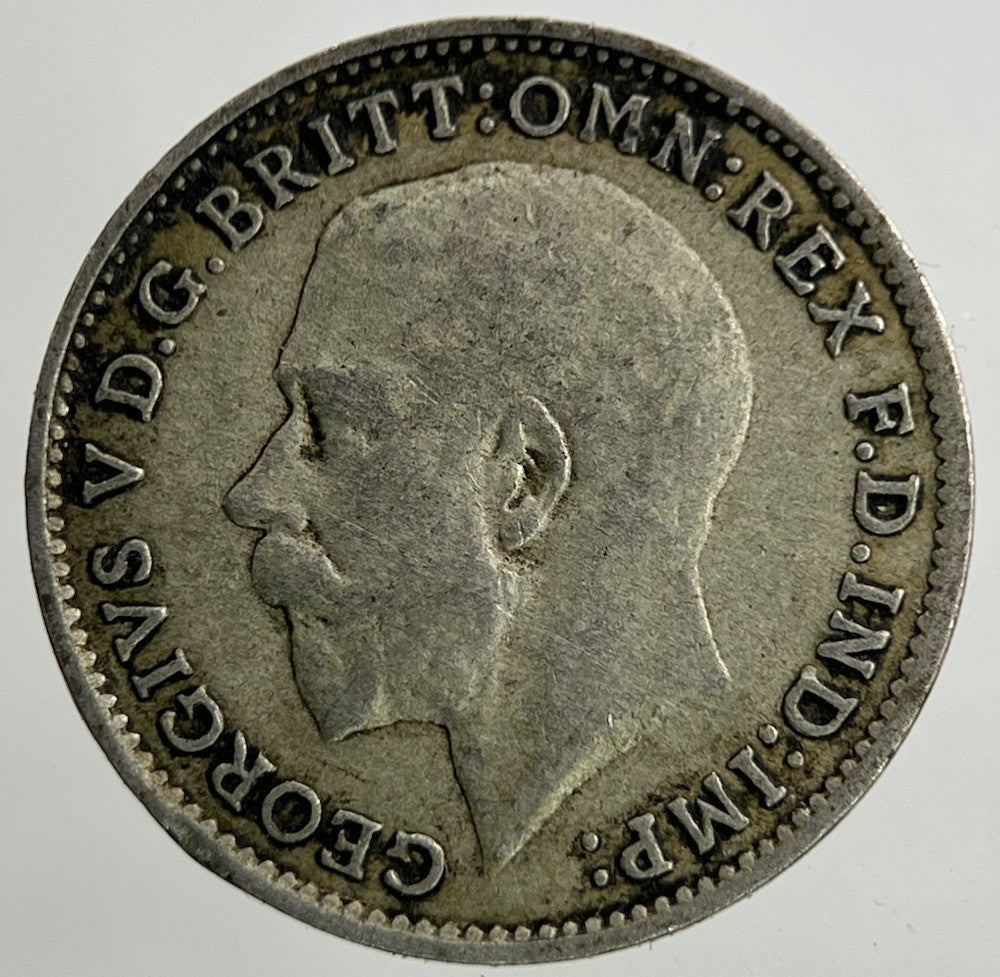 1921 George V Threepence Silver Coin | Fine Collectable Grade