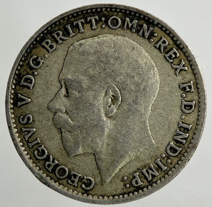 1921 George V Threepence Silver Coin | Fine Collectable Grade