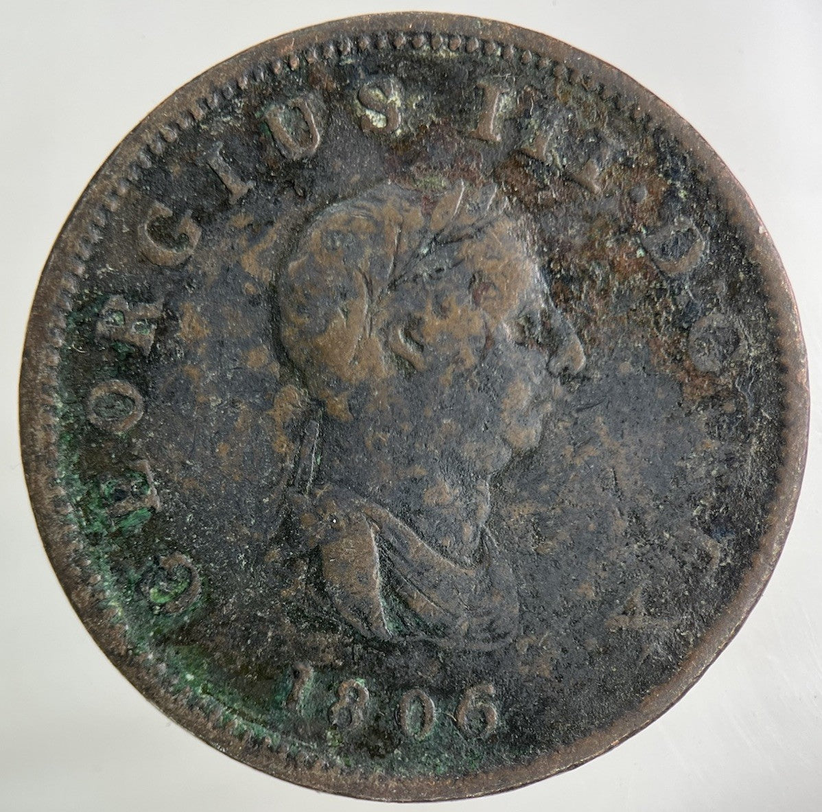 1806 George III 3rd Half - Penny Coin | Collectable Grade
