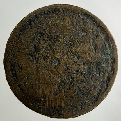 Old Brass Forgery George III 3rd Sixpence Coin | Collectable Grade