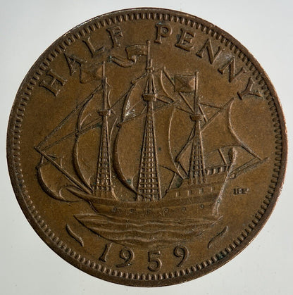 1959 Elizabeth II 2nd Half - Penny Coin | Fine Collectable Grade