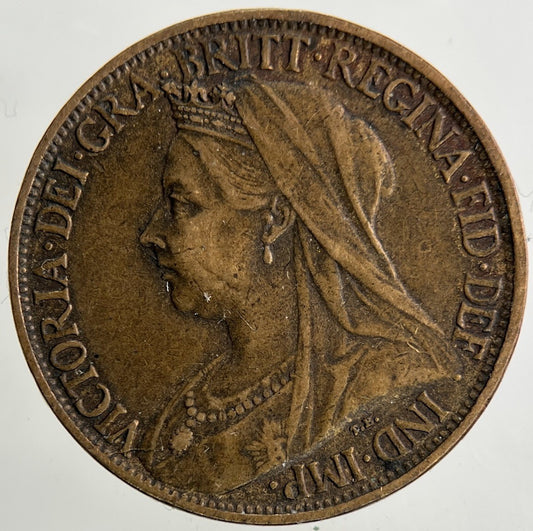 1901 Victoria Farthing Coin | Very High Grade