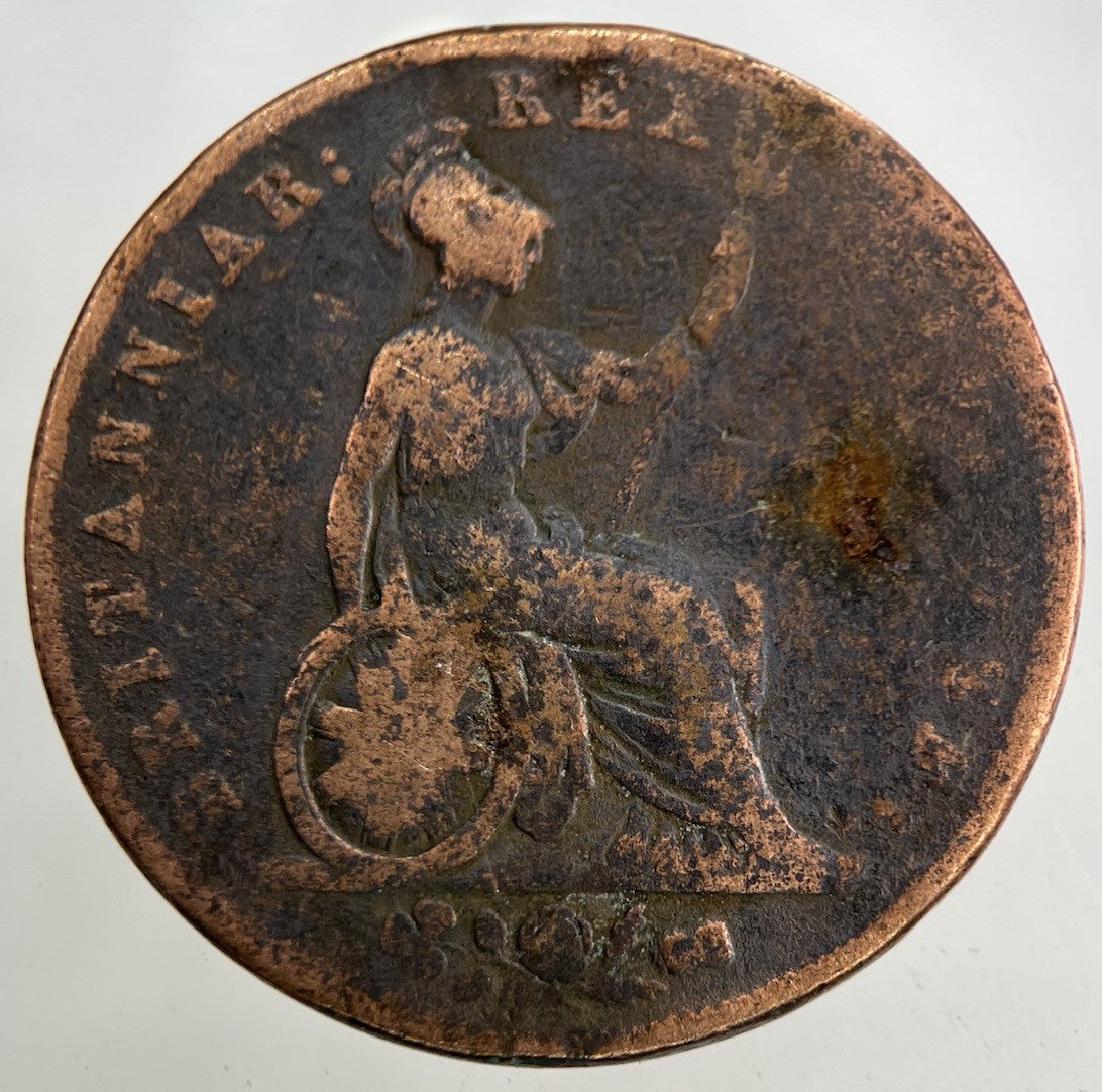 1826 George IV Half - Penny Coin | Collectable Grade