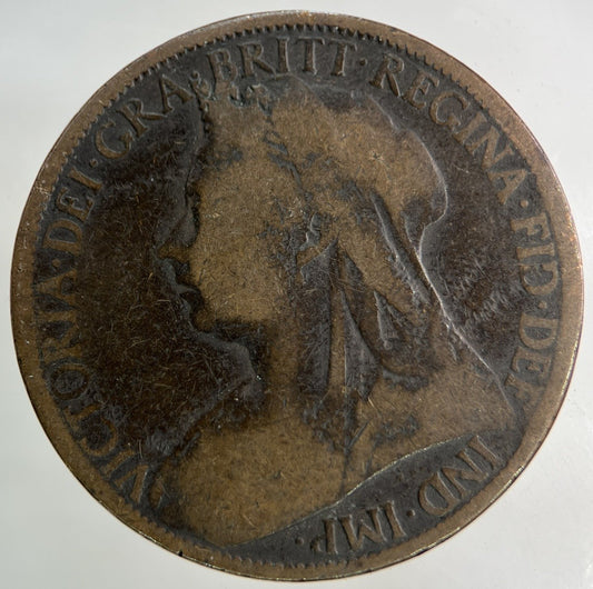 1899 Victoria One Penny Coin | Collectable Grade