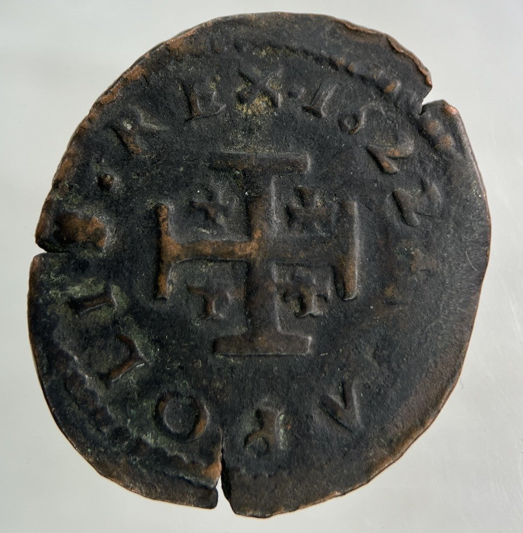 1622 Napoli Naples 1 Grano Philip IV Of Spain Coin | Fine Collectable Grade