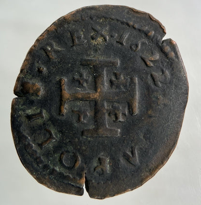 1622 Napoli Naples 1 Grano Philip IV Of Spain Coin | Fine Collectable Grade