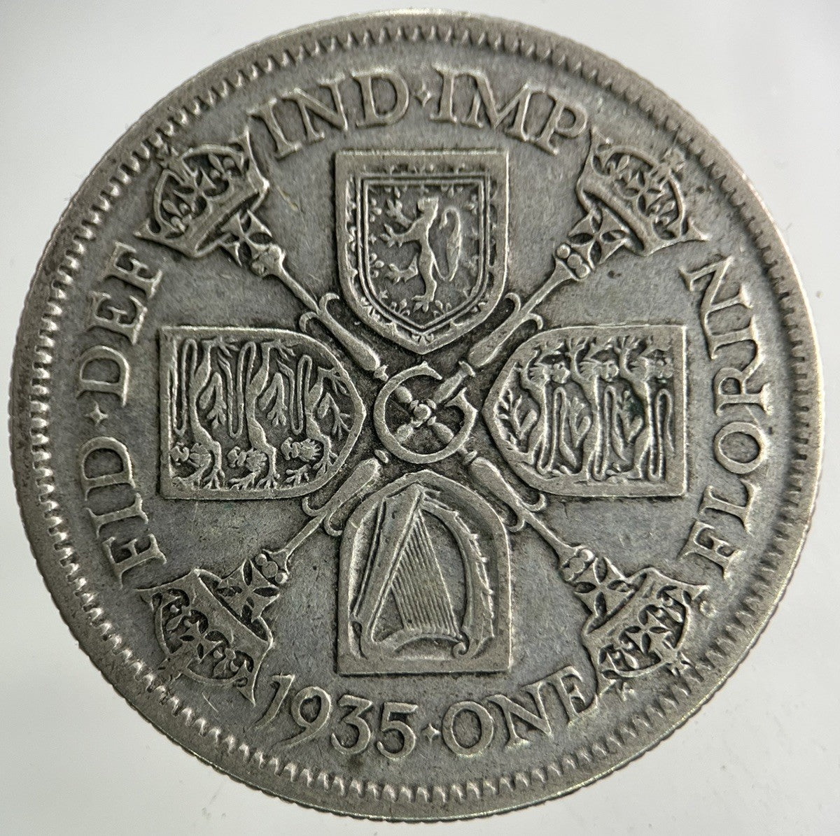 1935 George V Florin Silver Coin | Collectable Grade