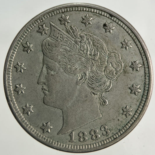1883 US USA Nickel 5 V Cents Coin | Very High Grade