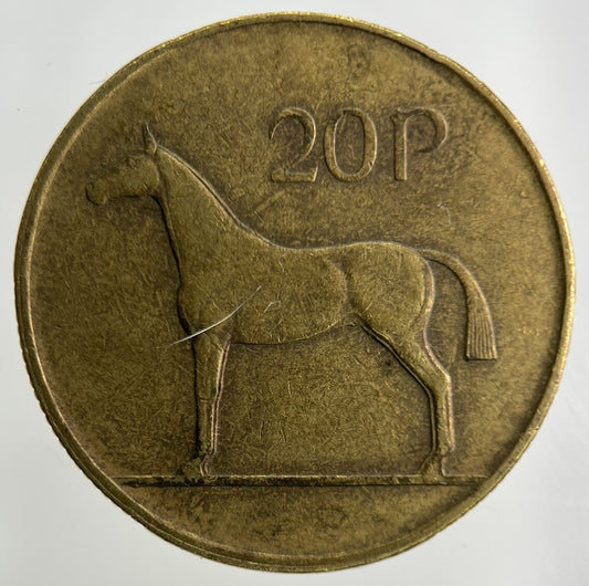 1986 Irish 20p Twenty - Pence Coin | Fine Collectable Grade