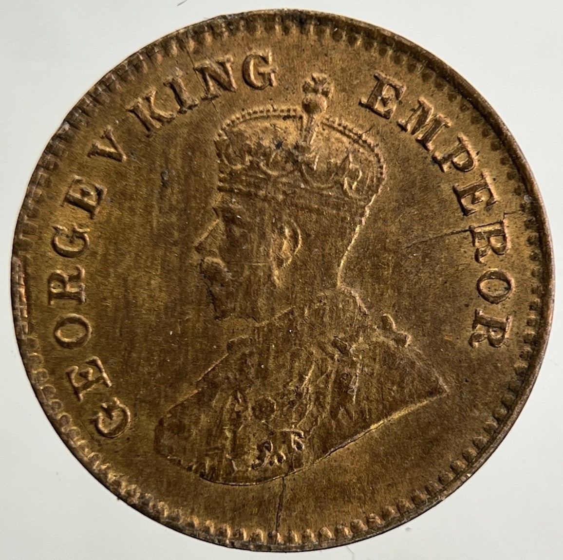 1925 India 1/12 Anna Coin | Very High Grade