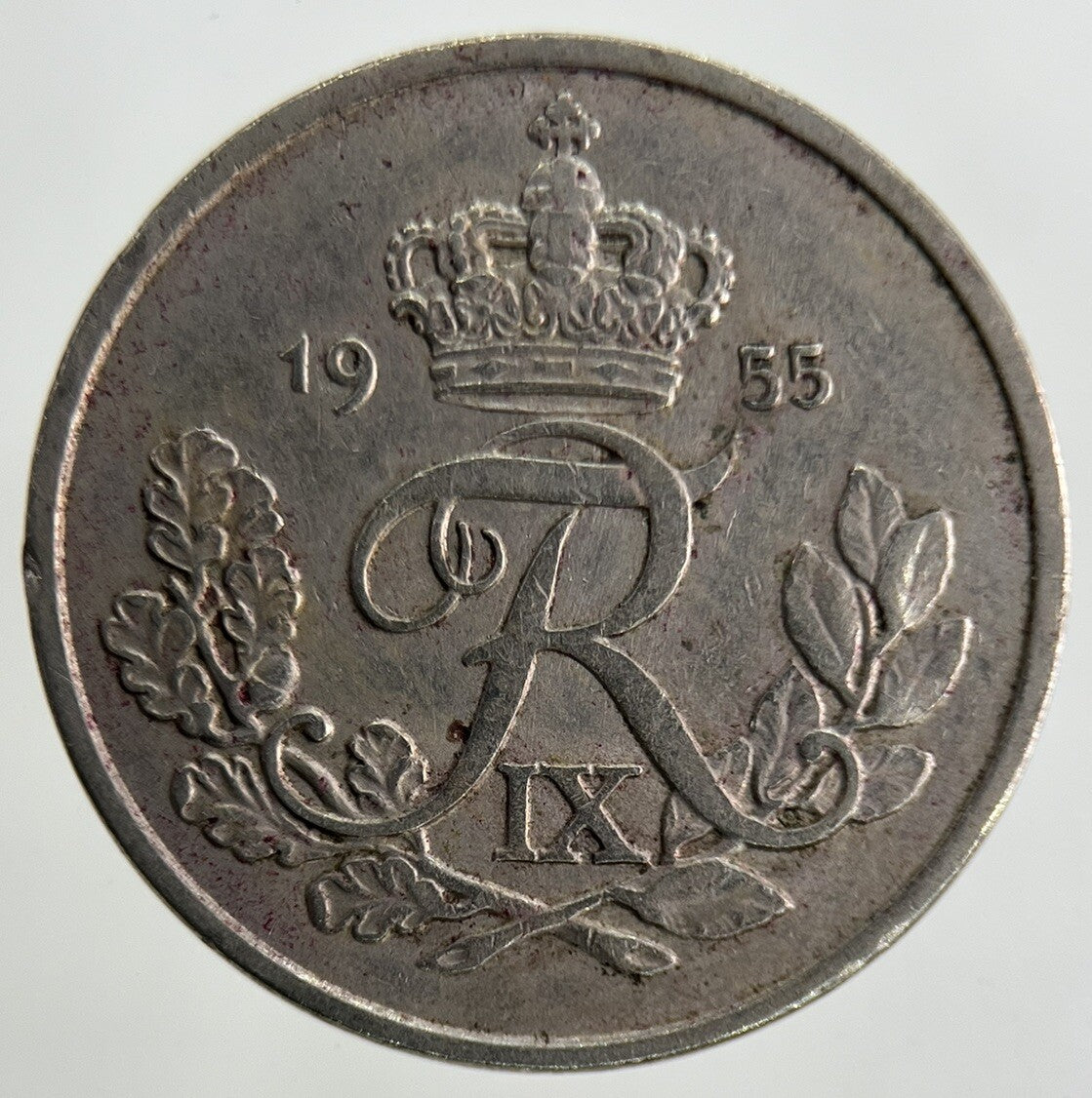 1955 Denmark 25 Ore Coin | Fine Collectable Grade
