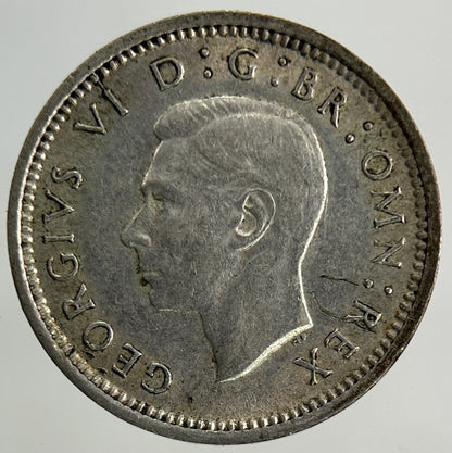1941 George VI Threepence Silver Coin | Fine Collectable Grade