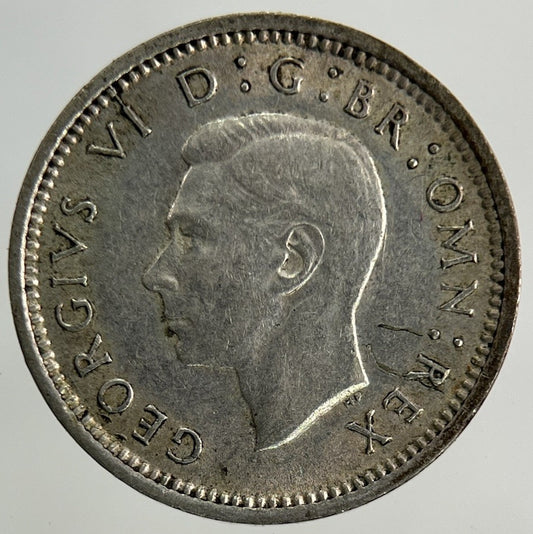 1941 George VI Threepence Silver Coin | Fine Collectable Grade