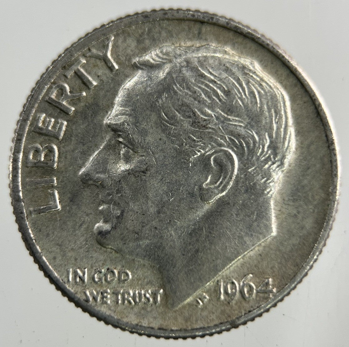 1964 - D US USA Roosevelt Dime Silver Coin | Very High Grade