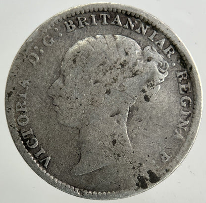 1886 Victoria Threepence Silver Coin | Collectable Grade