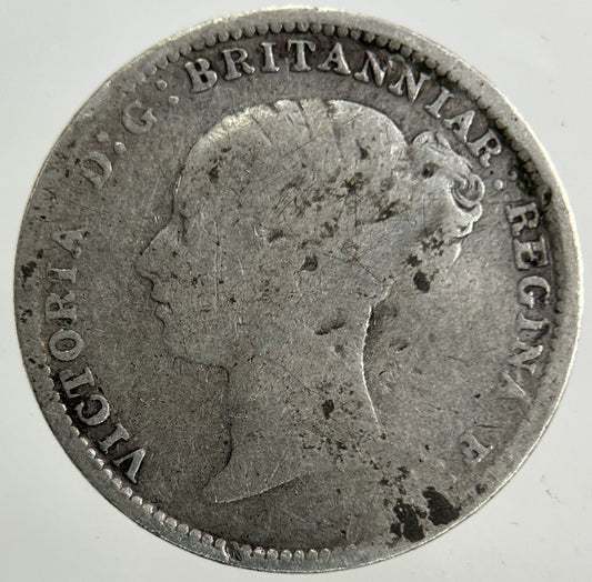 1886 Victoria Threepence Silver Coin | Collectable Grade