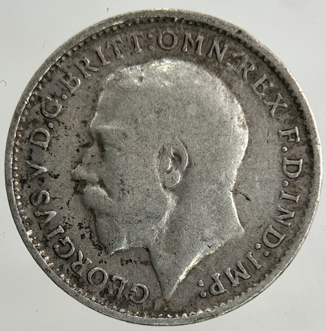 1913 George V Threepence Silver Coin | Fine Collectable Grade