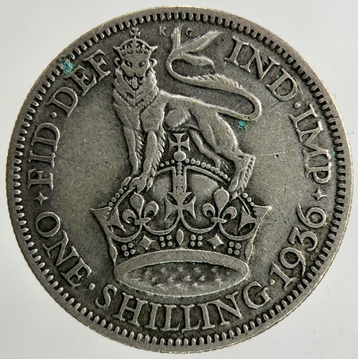 1936 George V Shilling Silver Coin | Collectable Grade
